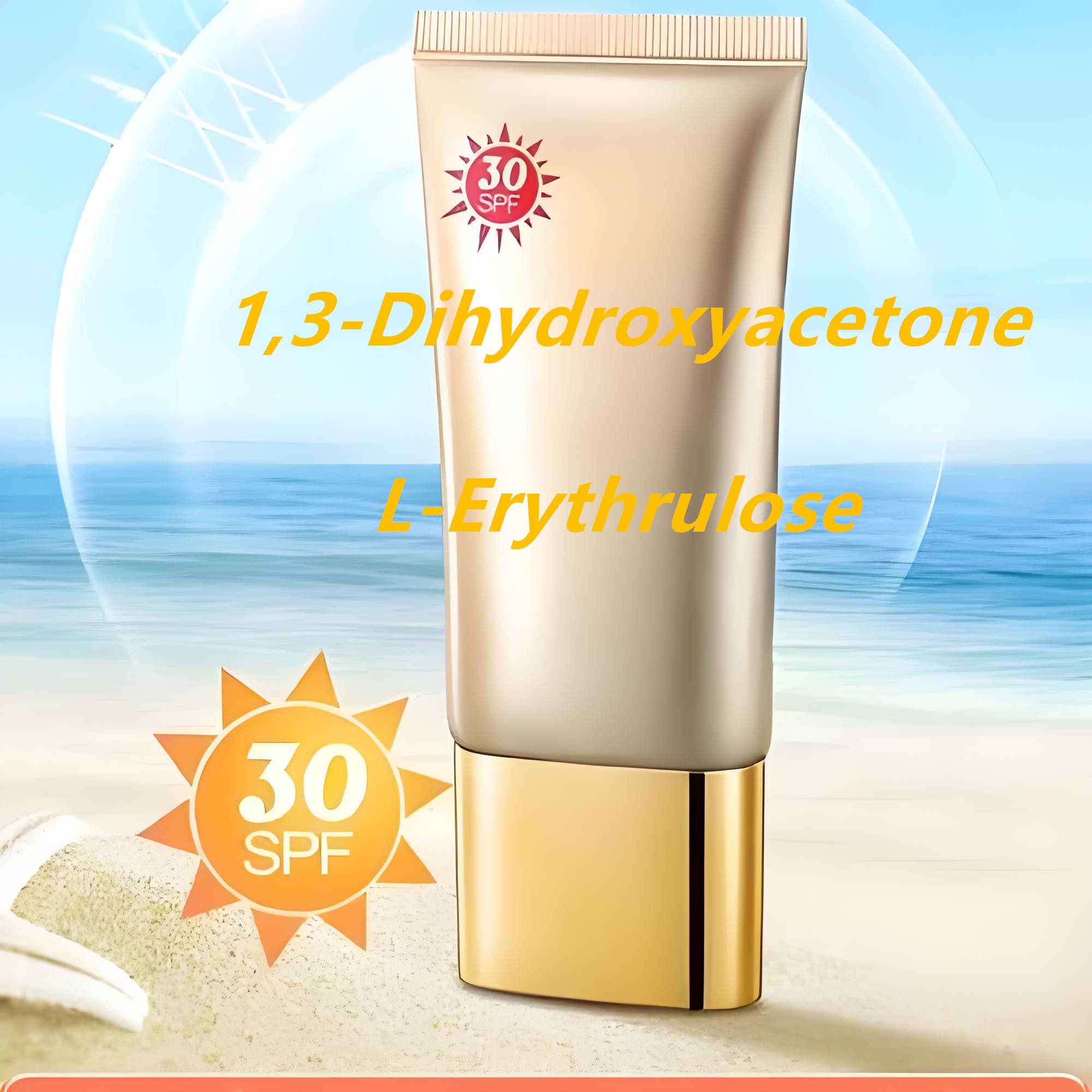 Popular Self-Tanner Features raw materials 1,3-Dihydroxyacetone & L-Erythrulose
