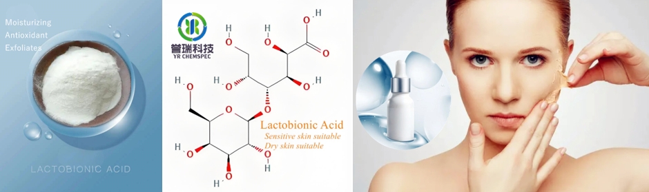Lactobionic acid skin moisturizing